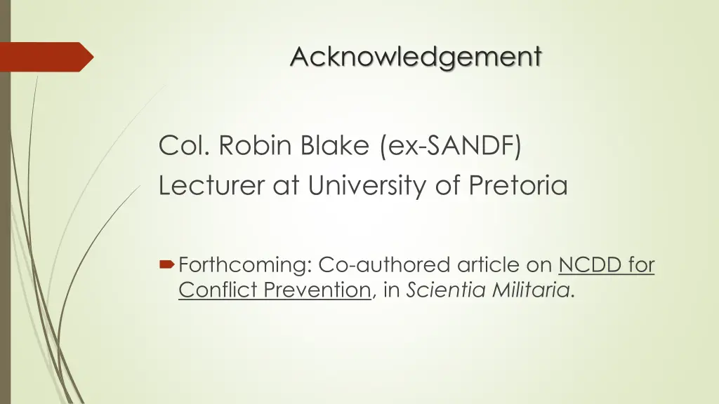 acknowledgement