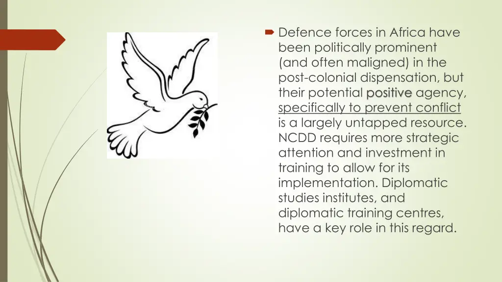 defence forces in africa have been politically