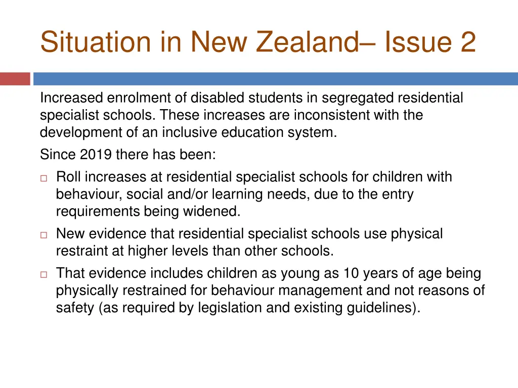 situation in new zealand issue 2
