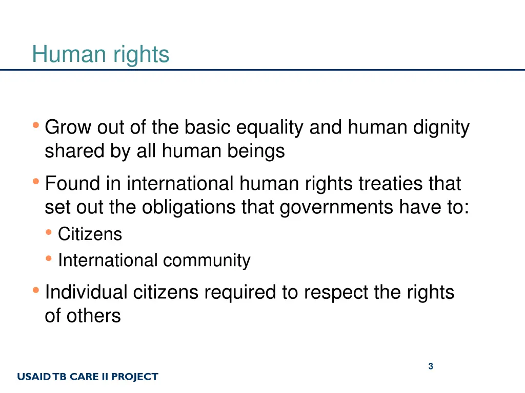 human rights