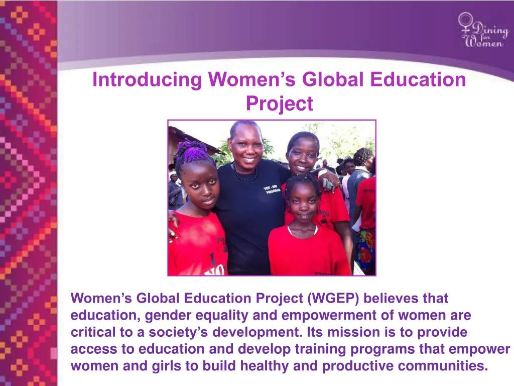 introducing women s global education project