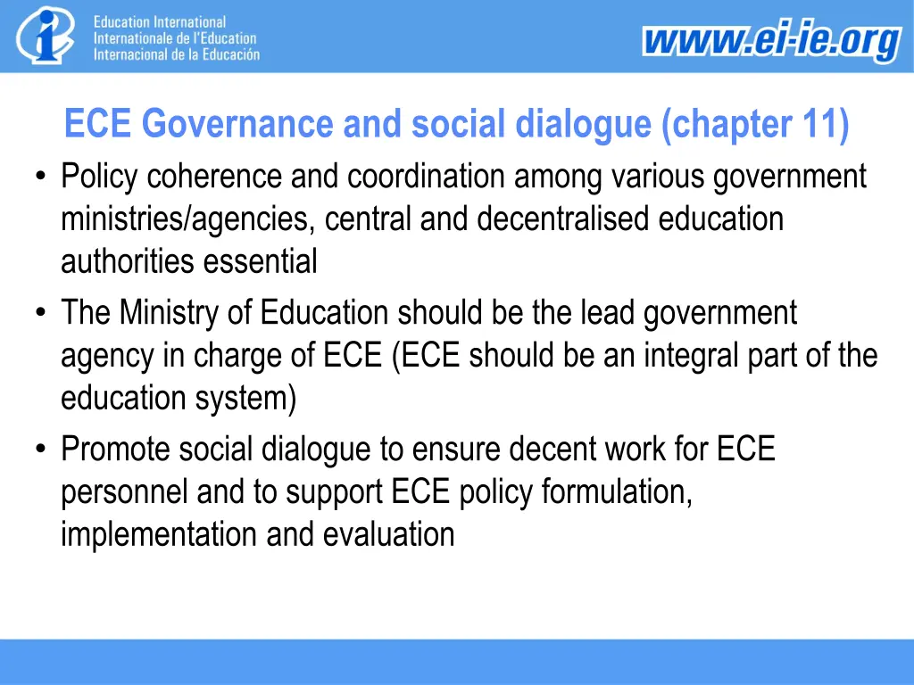 ece governance and social dialogue chapter