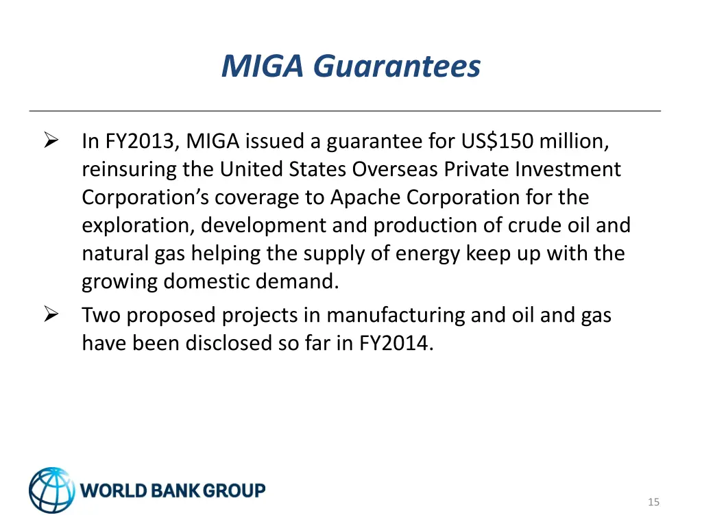 miga guarantees