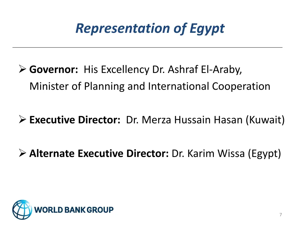 representation of egypt