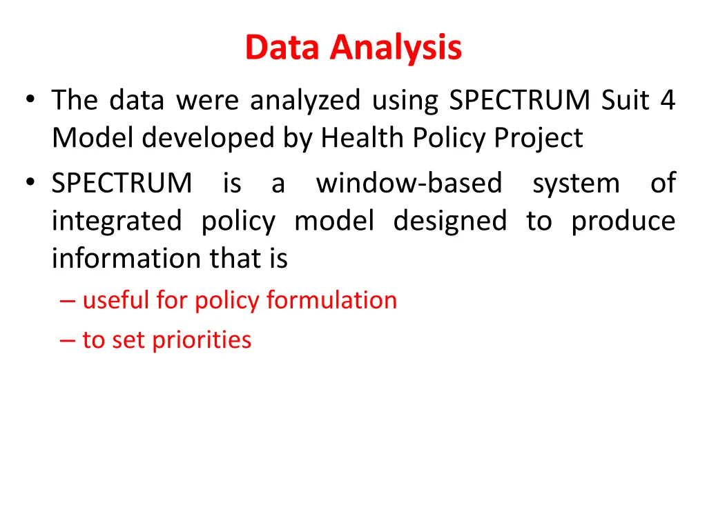data analysis