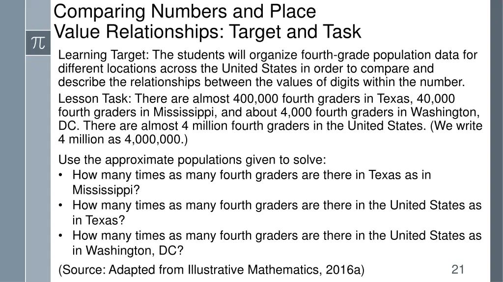 comparing numbers and place value relationships 1