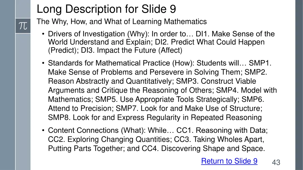 long description for slide 9 the why how and what