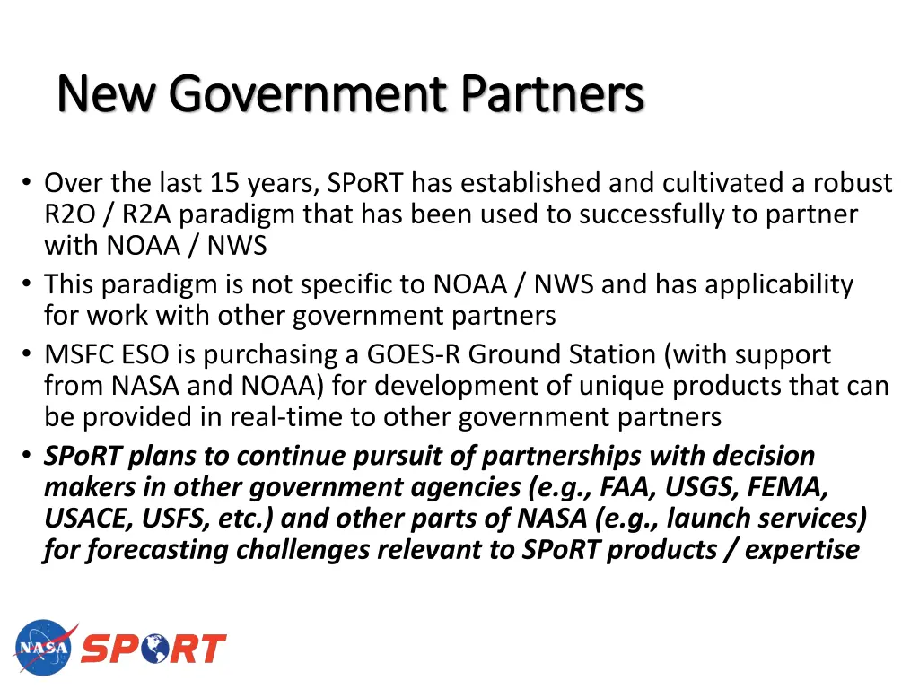 new government partners new government partners