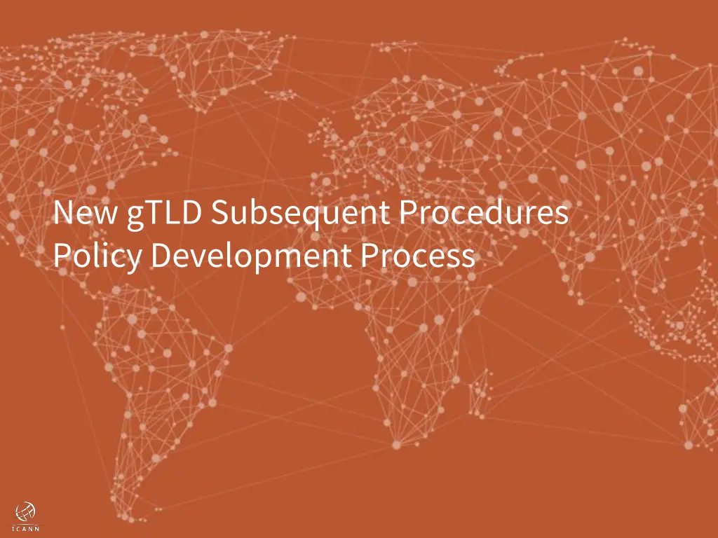 new gtld subsequent procedures policy development