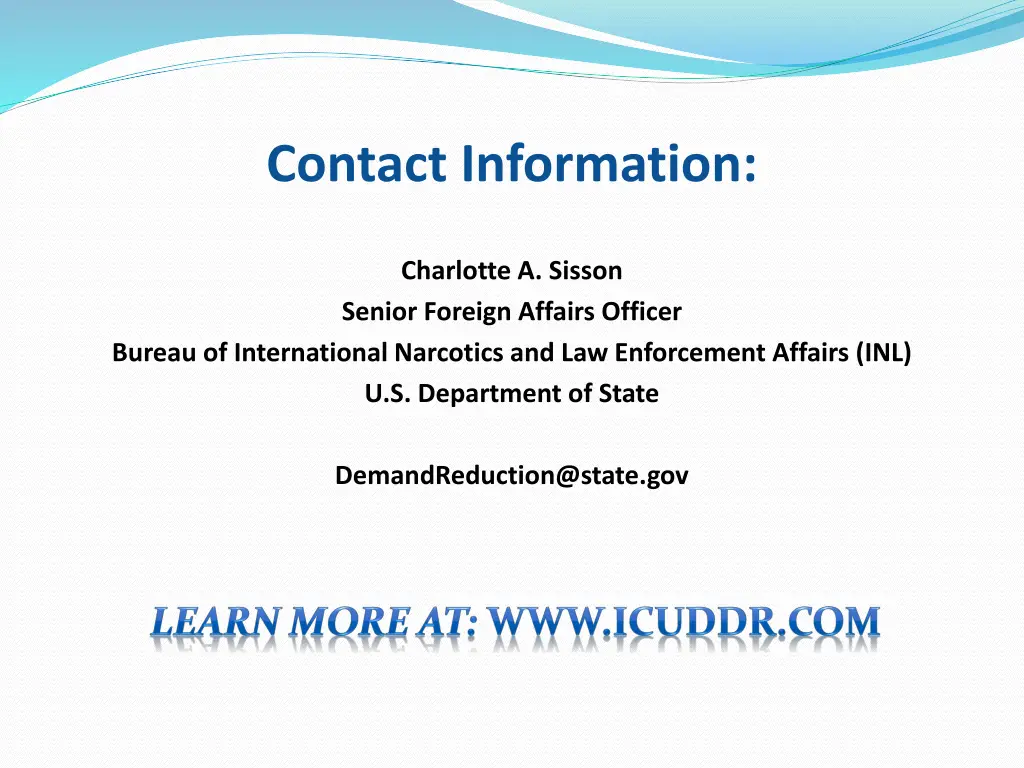contact information