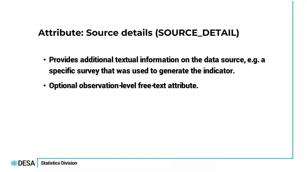 attribute source details source detail