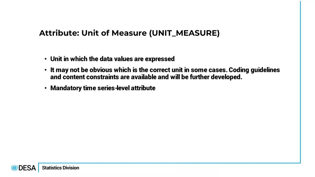 attribute unit of measure unit measure