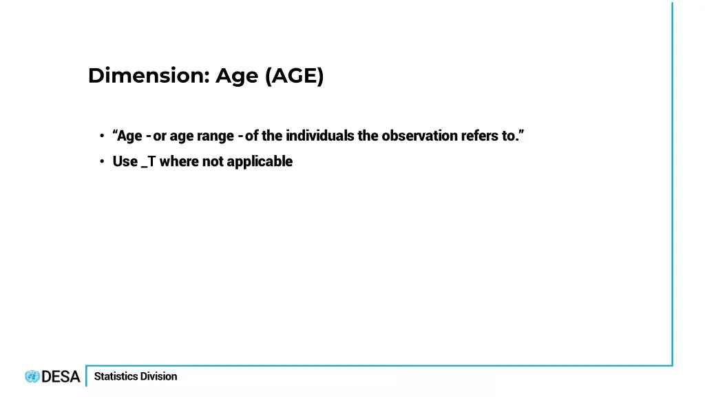 dimension age age