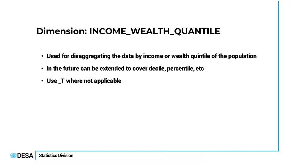 dimension income wealth quantile