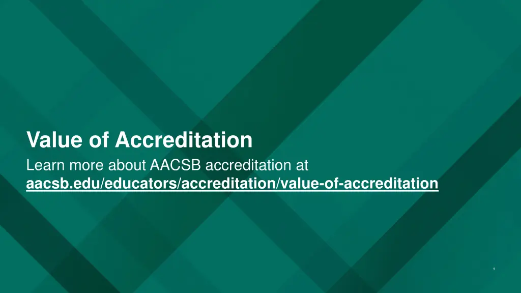 value of accreditation learn more about aacsb
