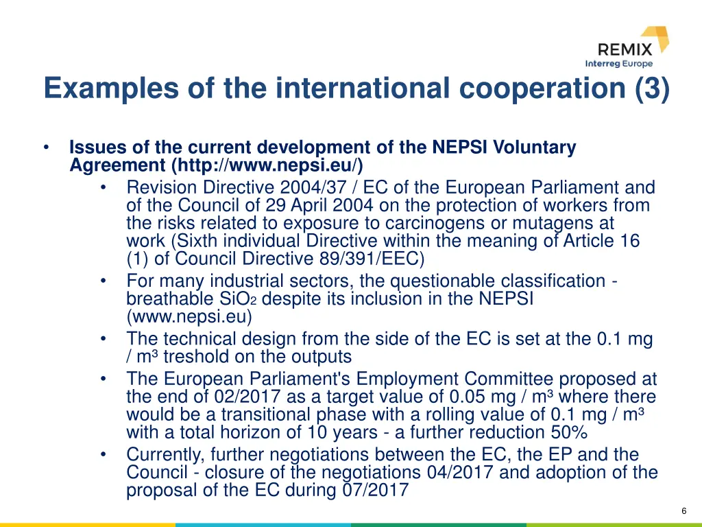 examples of the international cooperation 3
