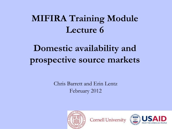 mifira training module lecture 6