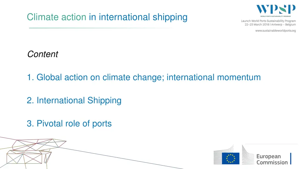 climate action in international shipping