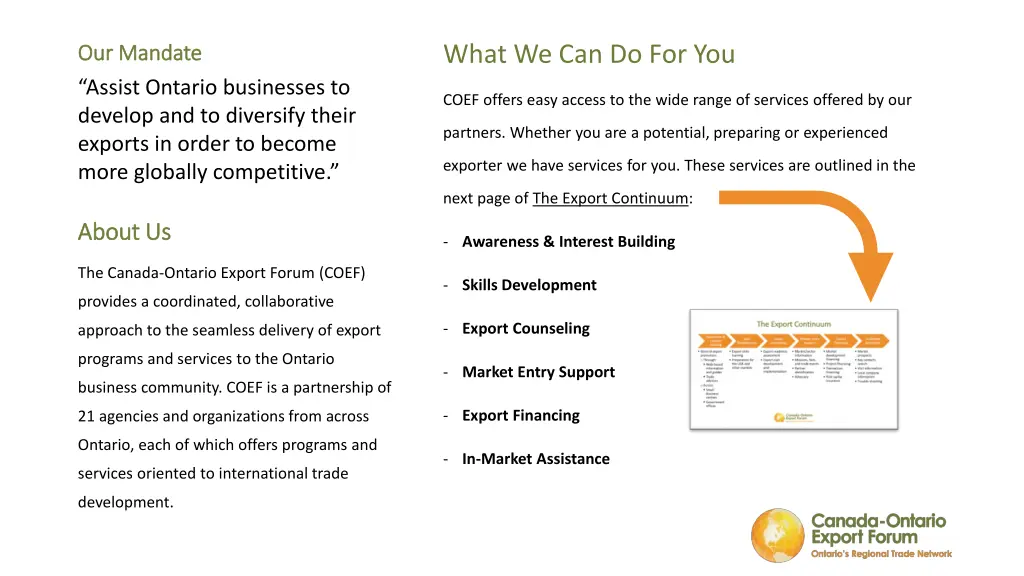what we can do for you