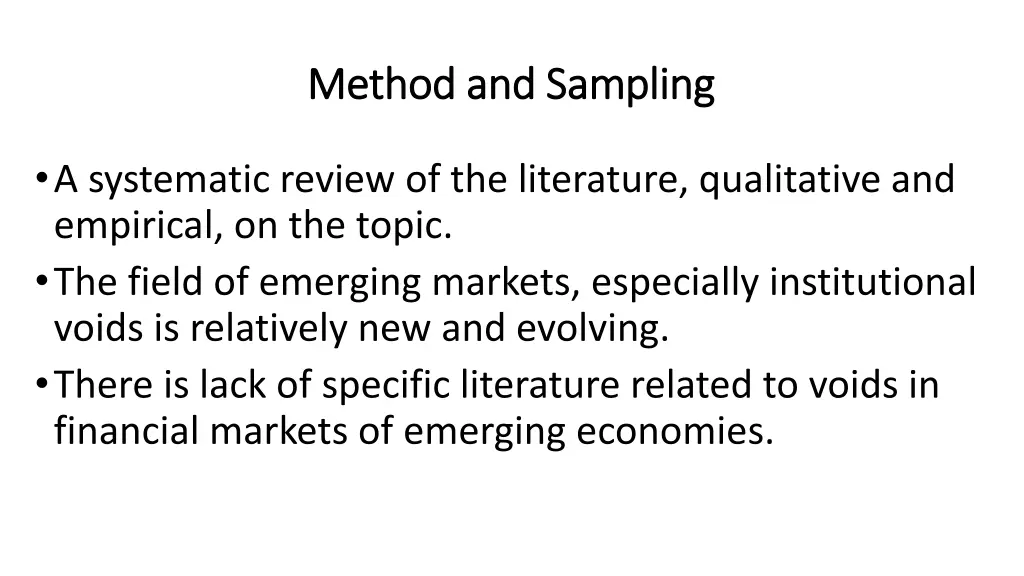 method and sampling method and sampling