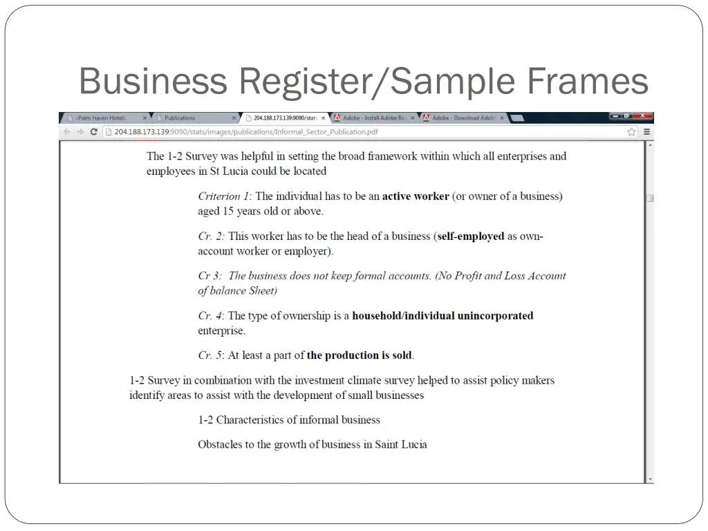 business register sample frames 6