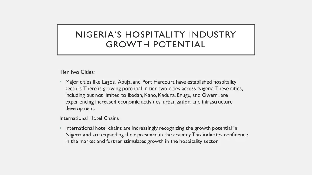 nigeria s hospitality industry growth potential 2