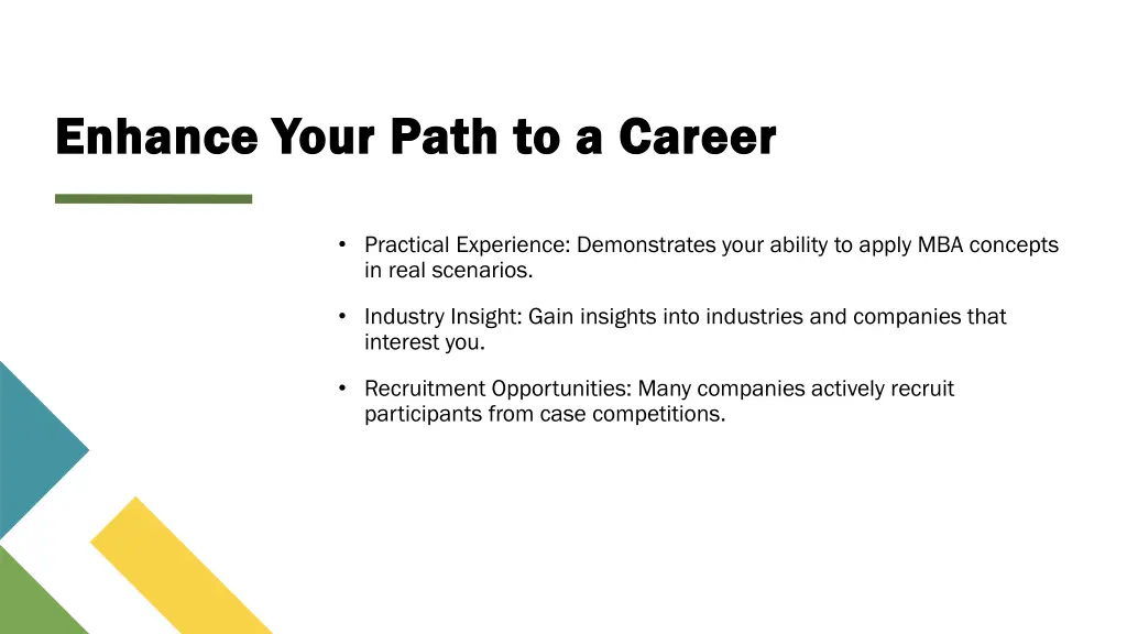 enhance your path to a career enhance your path