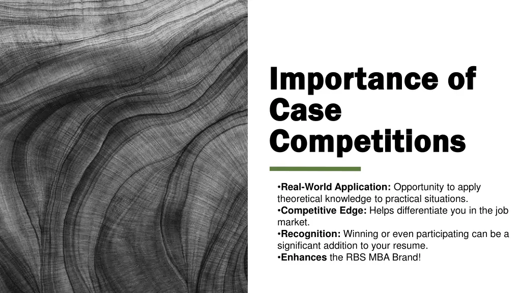 importance of importance of case case