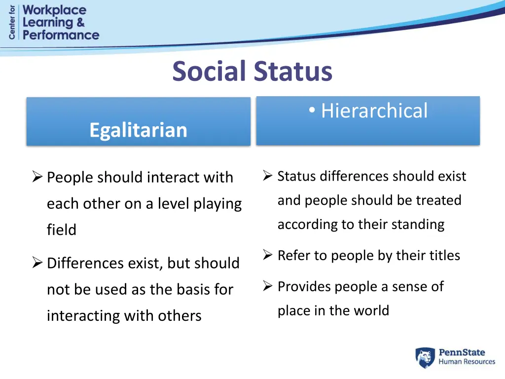 social status