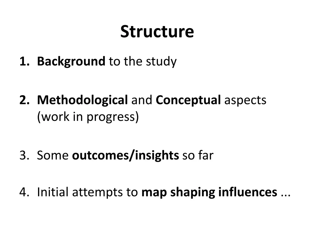 structure