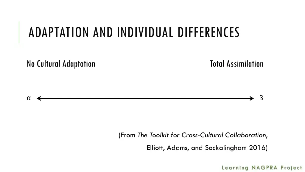 adaptation and individual differences