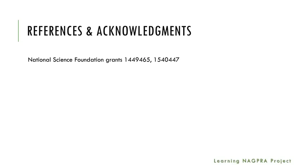 references acknowledgments