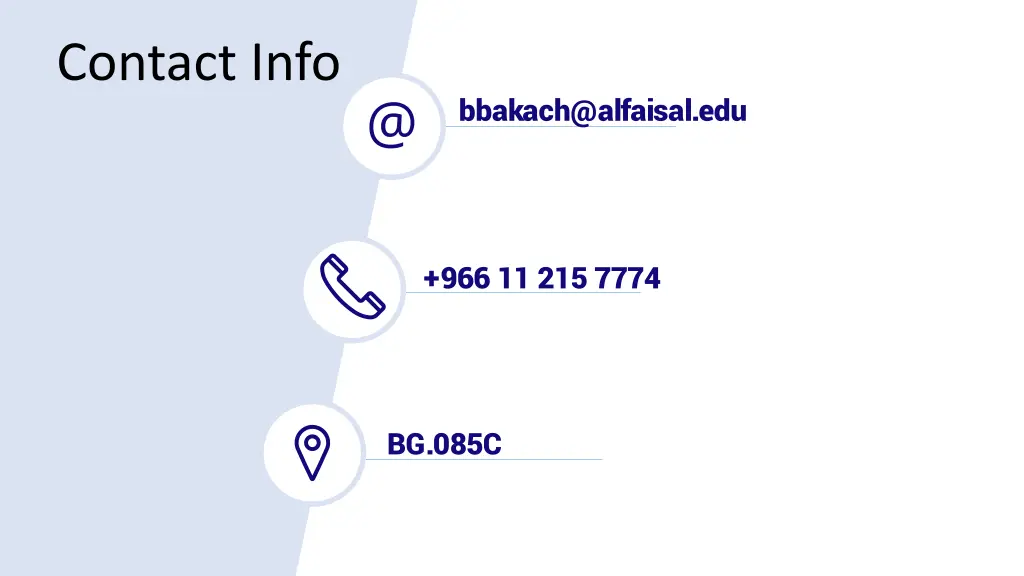 contact info