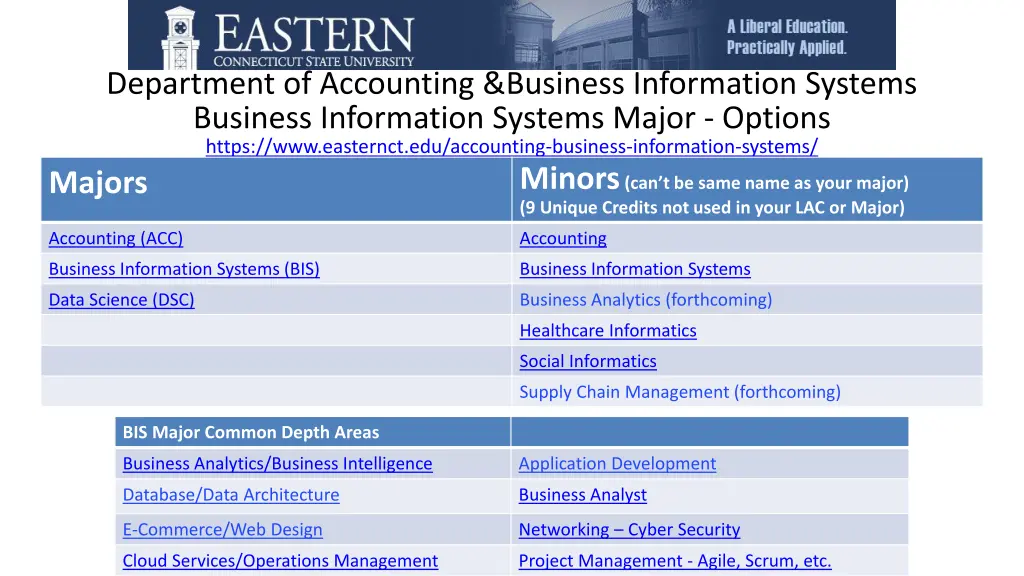 department of accounting business information