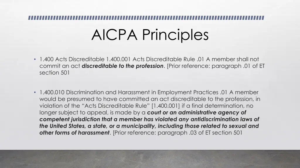 aicpa principles