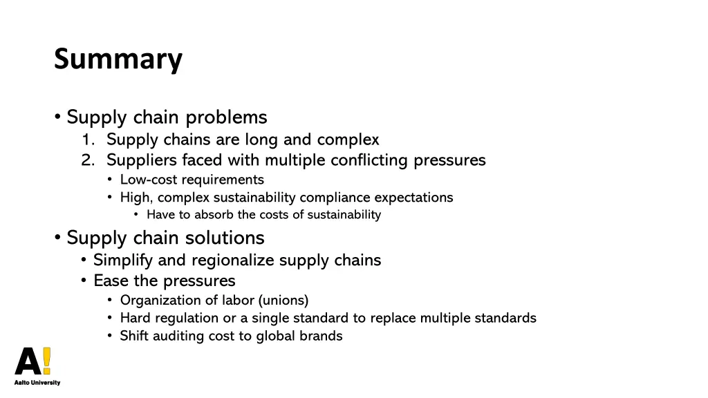 summary