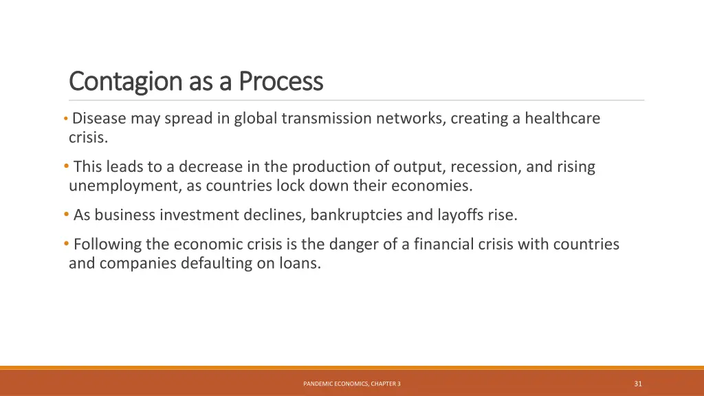 contagion as a process contagion as a process