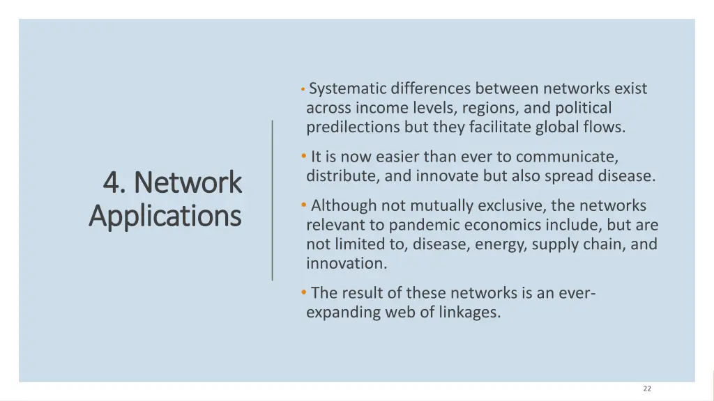 systematic differences between networks exist