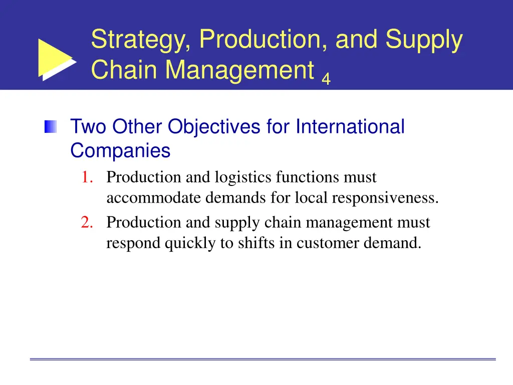 strategy production and supply chain management 4