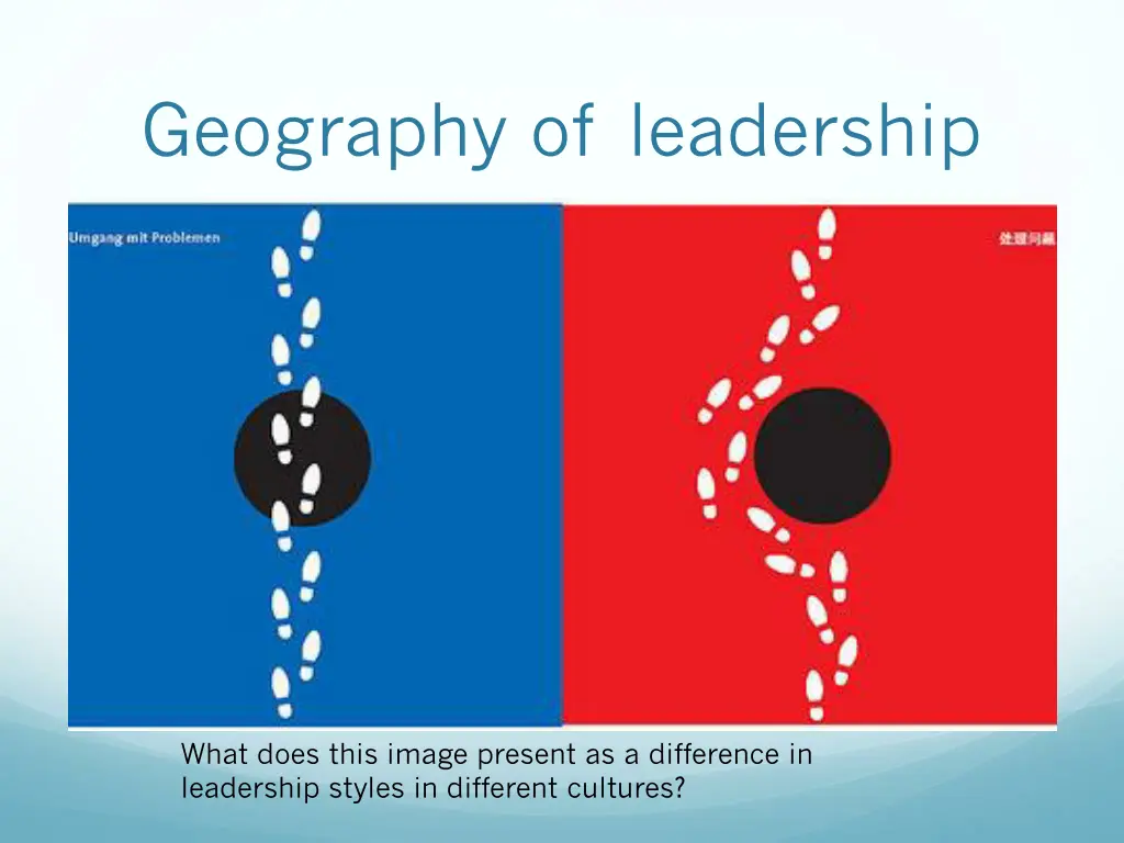 geography of leadership