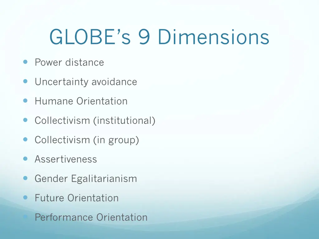 globe s 9 dimensions