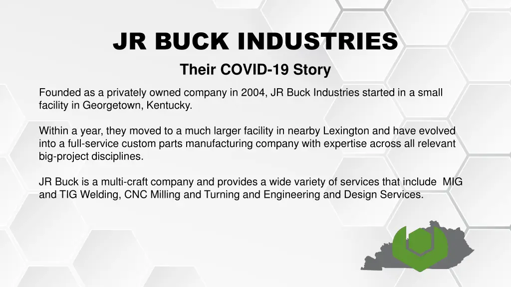 jr buck industries their covid 19 story