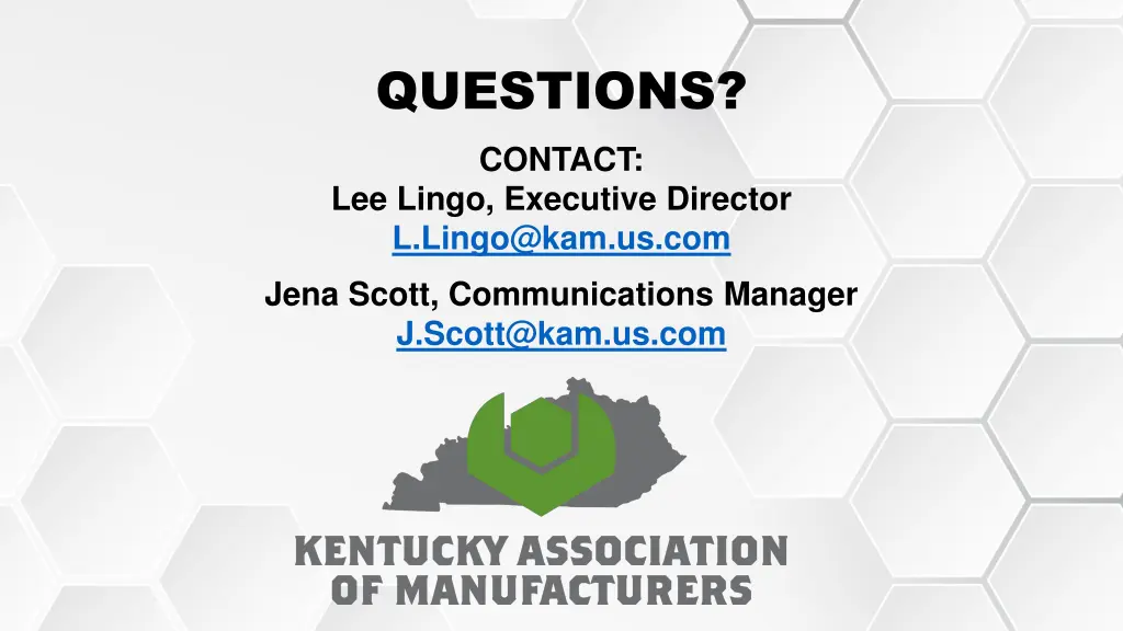 questions contact lee lingo executive director