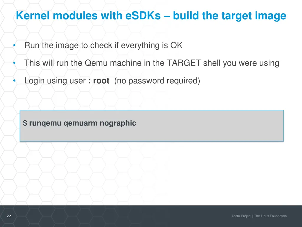 kernel modules with esdks build the target image 1