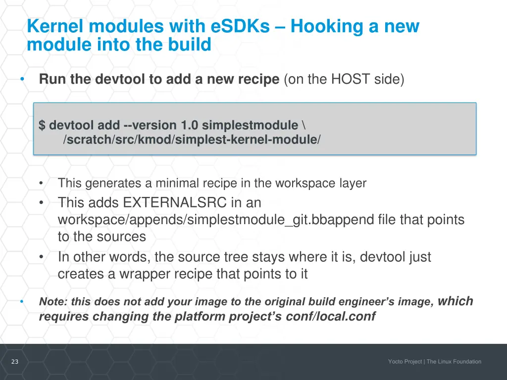 kernel modules with esdks hooking a new module