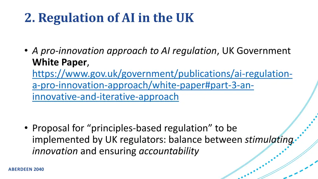 2 regulation of ai in the uk