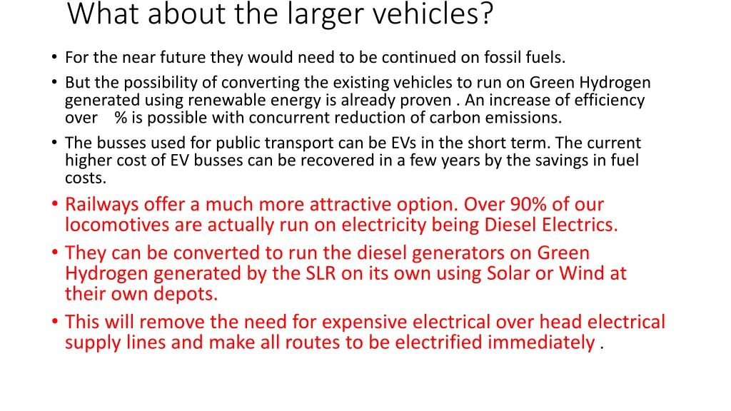what about the larger vehicles