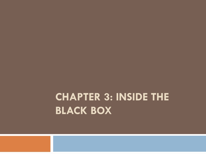 chapter 3 inside the black box