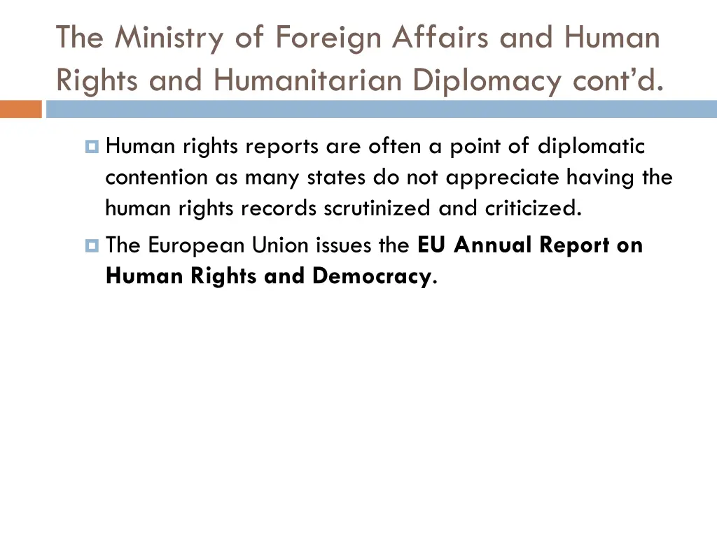 the ministry of foreign affairs and human rights 3