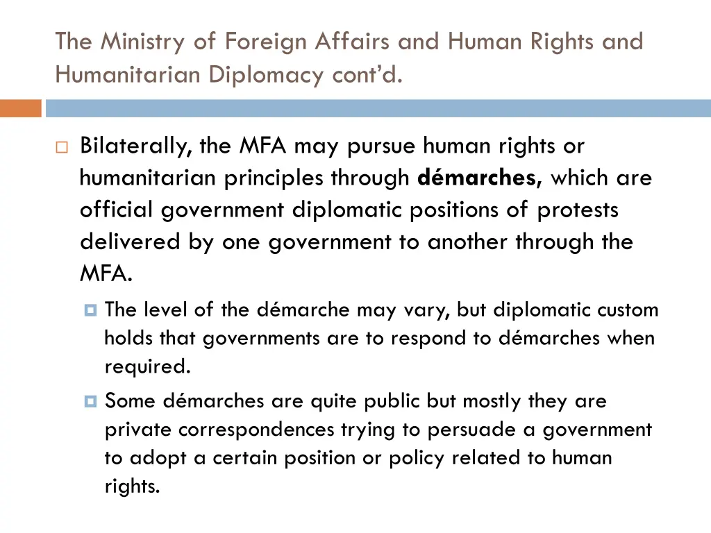 the ministry of foreign affairs and human rights 4